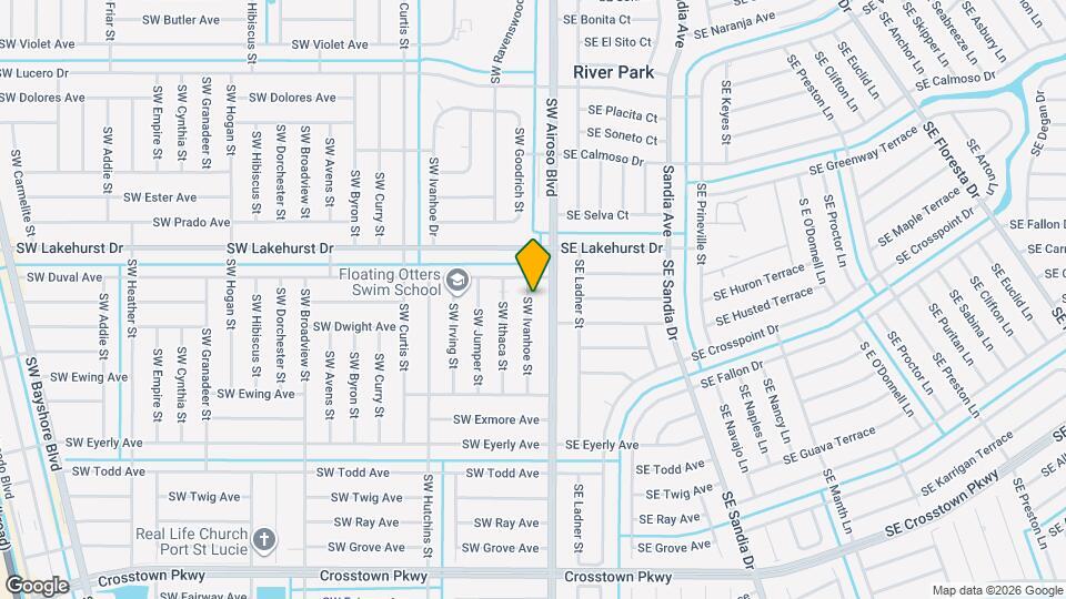 1121 SW Ivanhoe St Map and Location Details