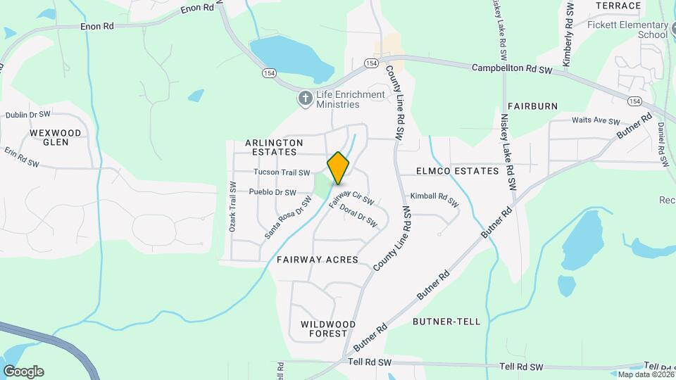 2395 Fairway Cir SW Map and Location Details