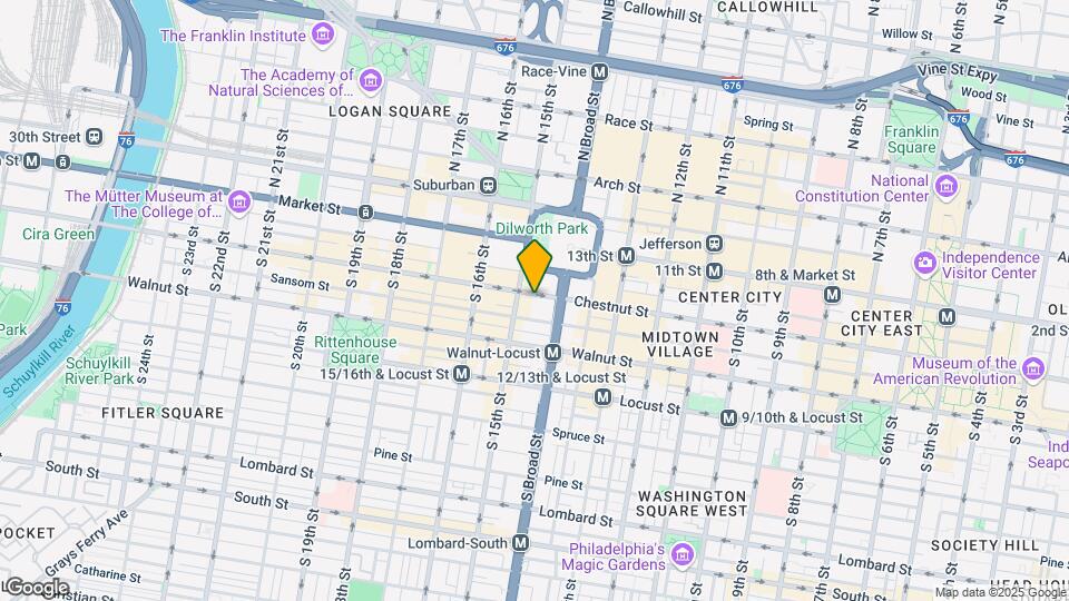 1420 Chestnut St Map and Location Details