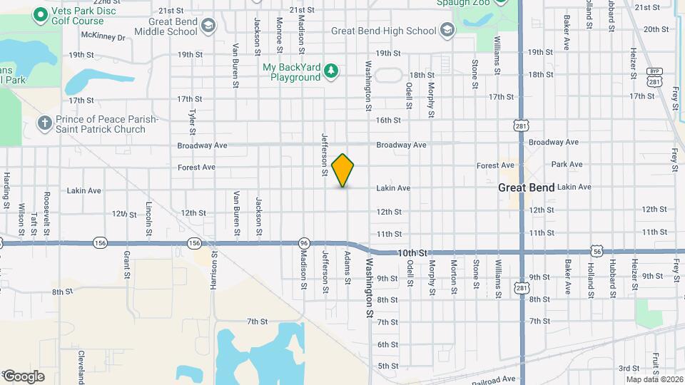 2701 Lakin Ave Map and Location Details