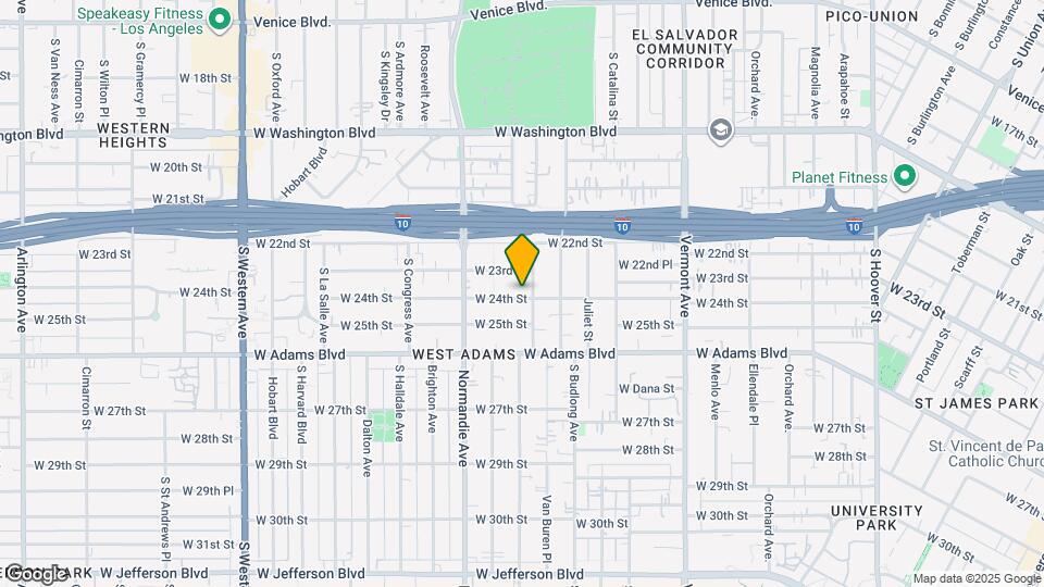 1617 W 24th St Map and Location Details