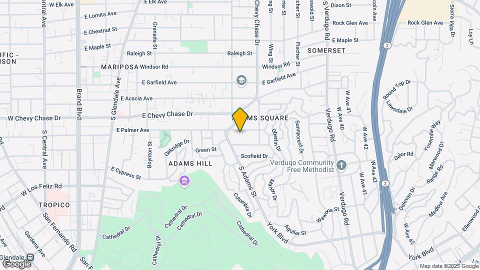 1116 E Palmer Ave, Unit #2 Map and Location Details