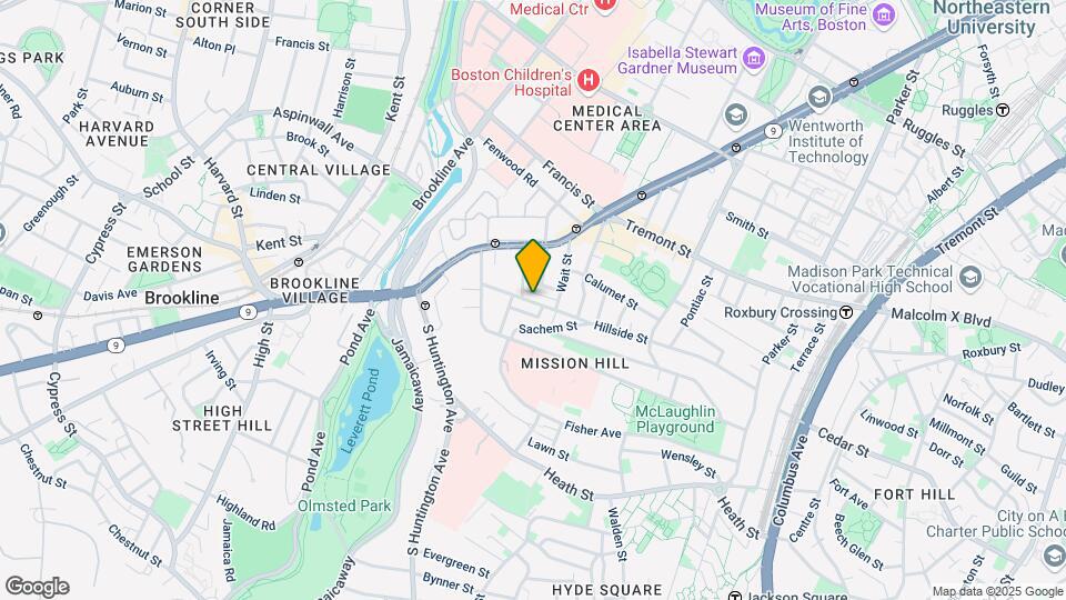 173 Hillside St, Unit 1 Map and Location Details