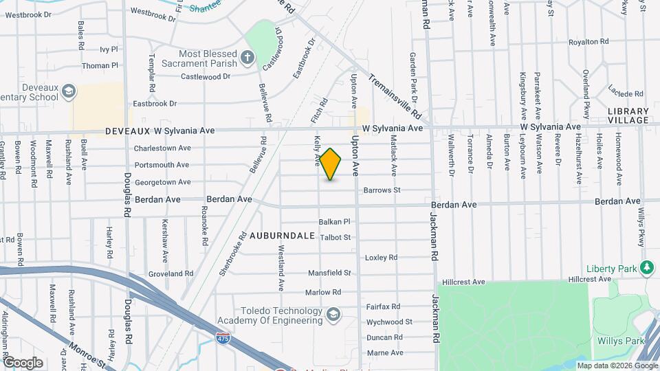 1942 Barrows St Map and Location Details