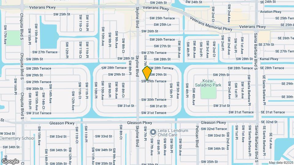 2929 SW 7th Pl Map and Location Details