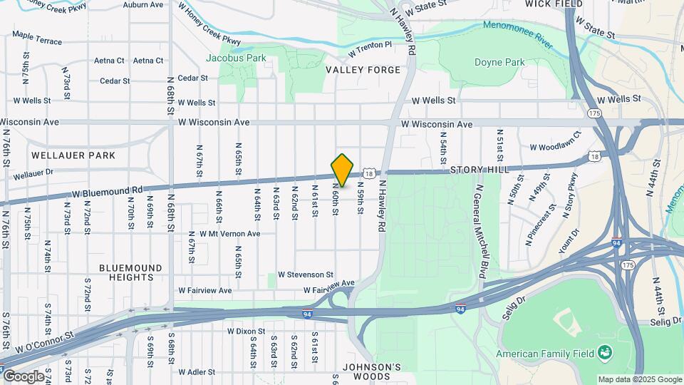 5934 W St Paul Ave, Unit A Map and Location Details