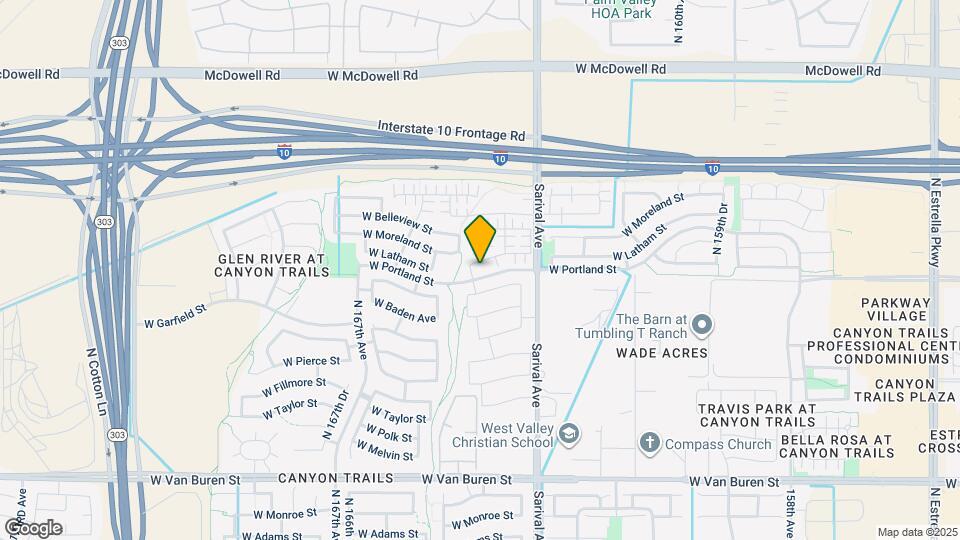 16417 W Latham St Map and Location Details