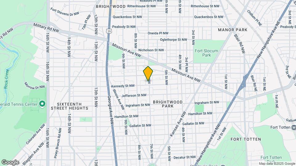 701-709 Kennedy St NW Map and Location Details
