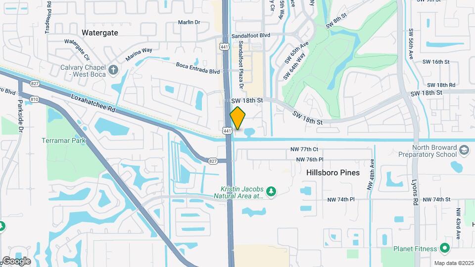 9880 Marina Blvd Mapa y Detalles de la Ubicación