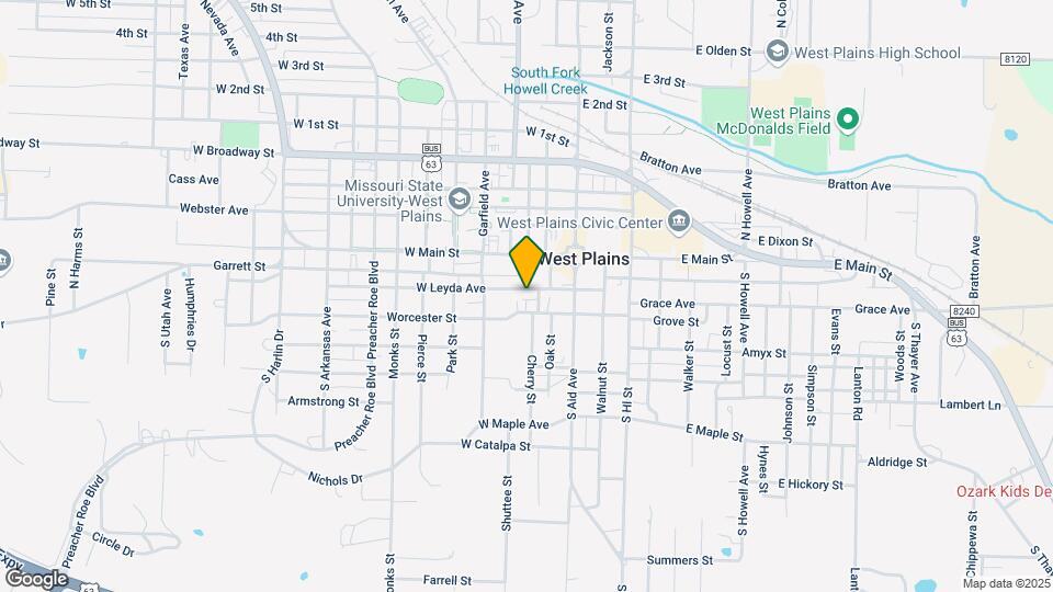 204 W Leyda Ave Map and Location Details