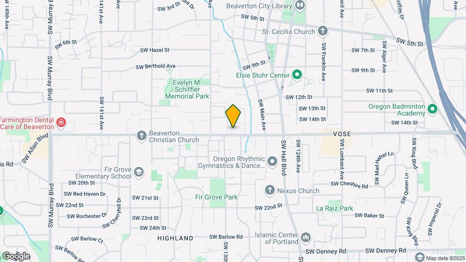 12975 SW Allen Blvd Map and Location Details