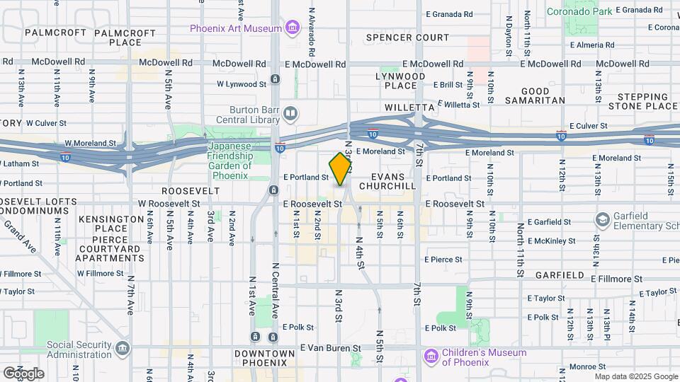 1016 N 3rd St Map and Location Details