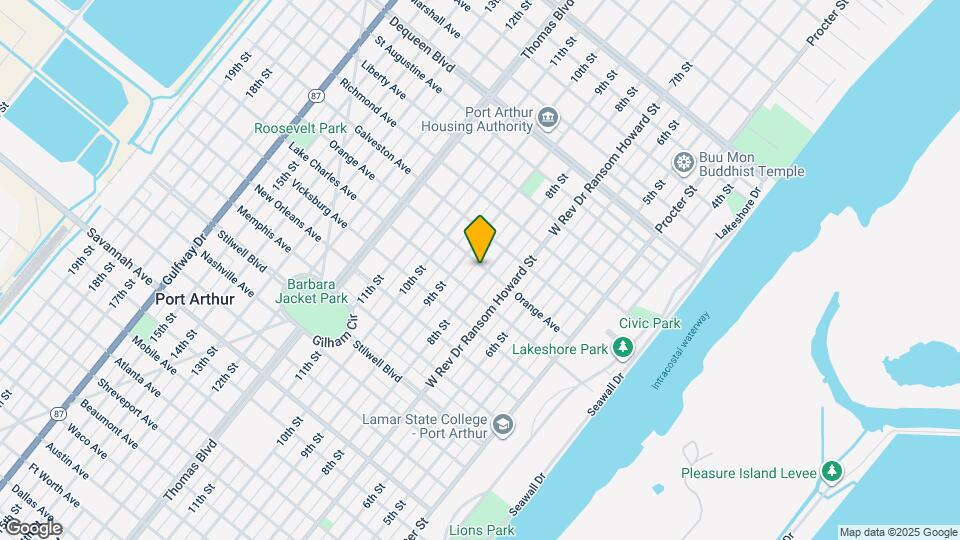 1947 8th St Mapa y Detalles de la Ubicación