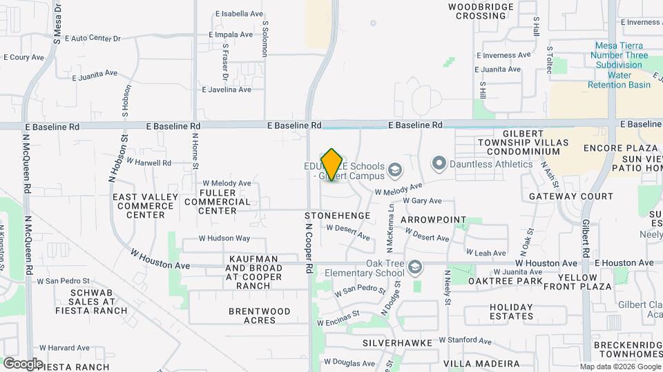 731 W Melody Ave Map and Location Details