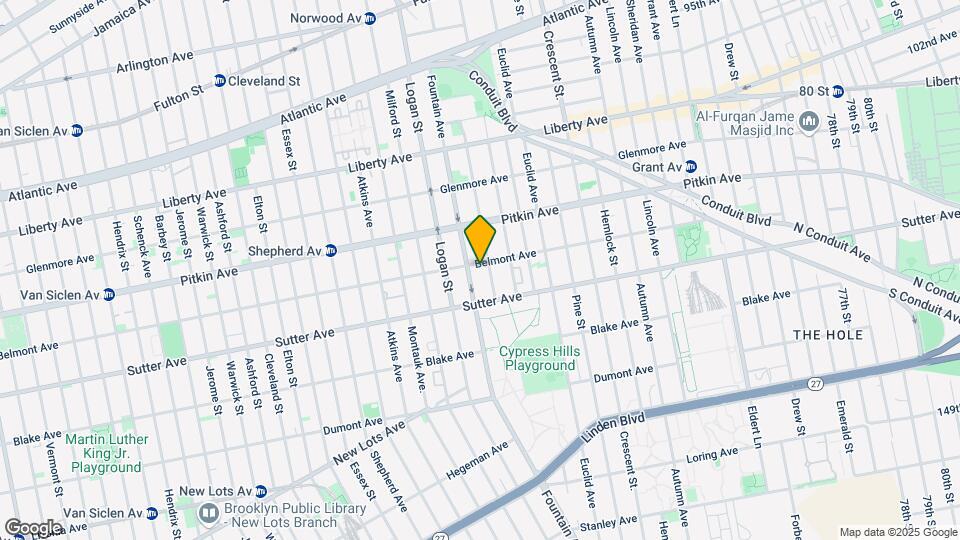 930 Belmont Ave Mapa y Detalles de la Ubicación