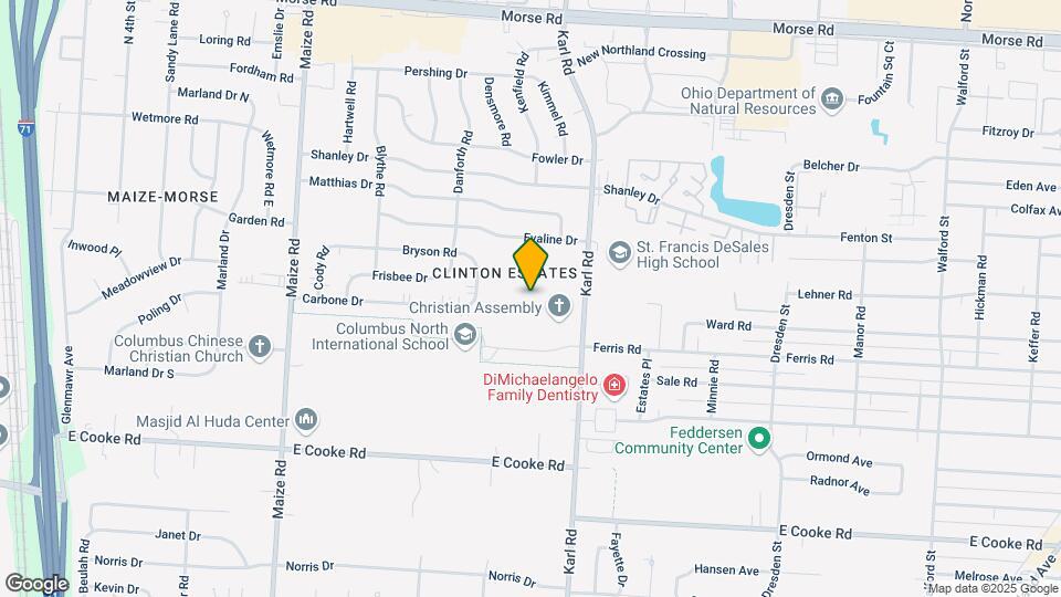 4117 Karl Rd Map and Location Details