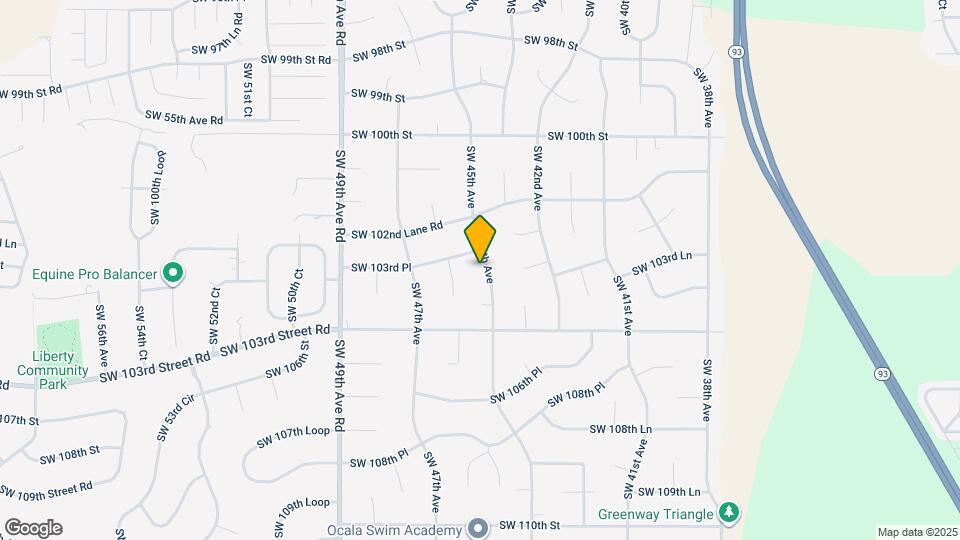 10396 SW 45th Ave Map and Location Details