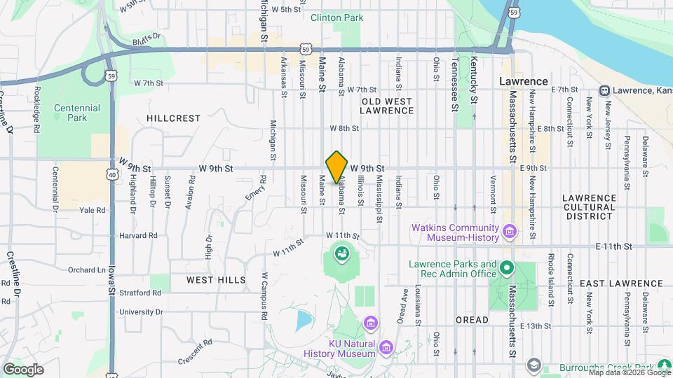 925 Alabama St Map and Location Details