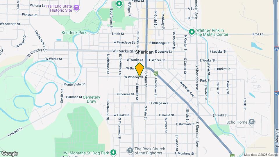 303 S Brooks St Map and Location Details