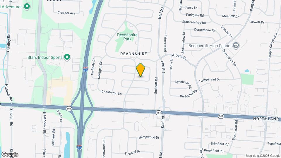 1428 Burnley Square S Map and Location Details