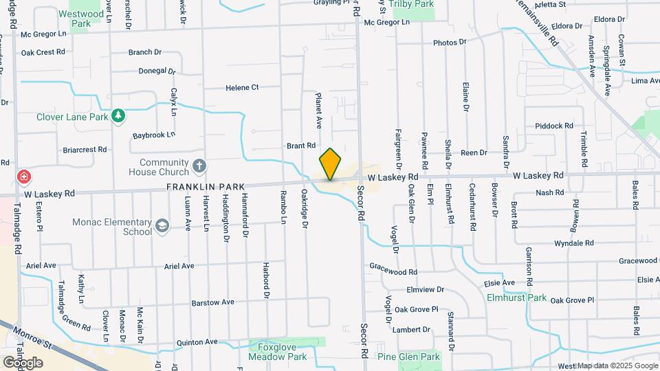 3353 W Laskey Rd Map and Location Details