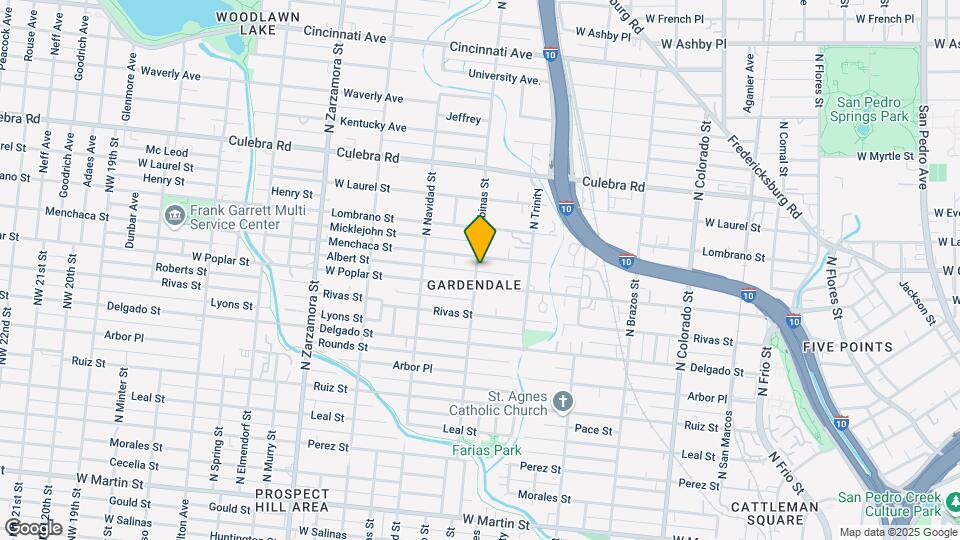 1314 N Sabinas St Map and Location Details