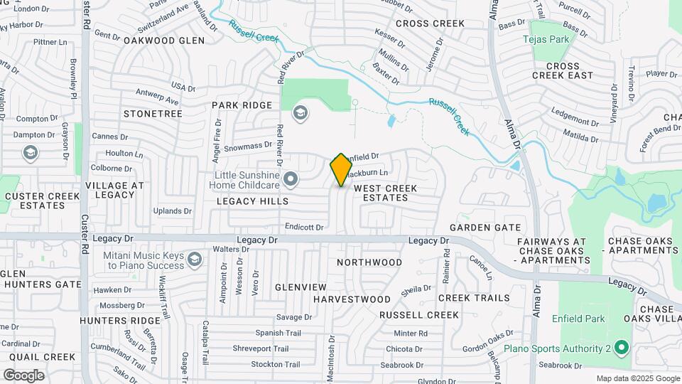 7113 Amethyst Ln Map and Location Details