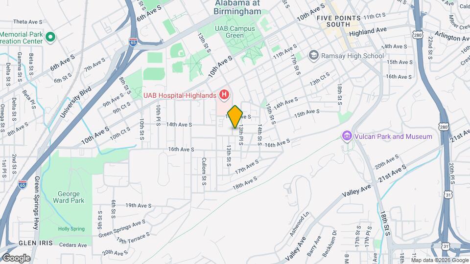 1425 13th St S, Unit A Map and Location Details