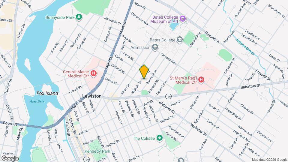 61 Nichols St, Unit First Floor Map and Location Details