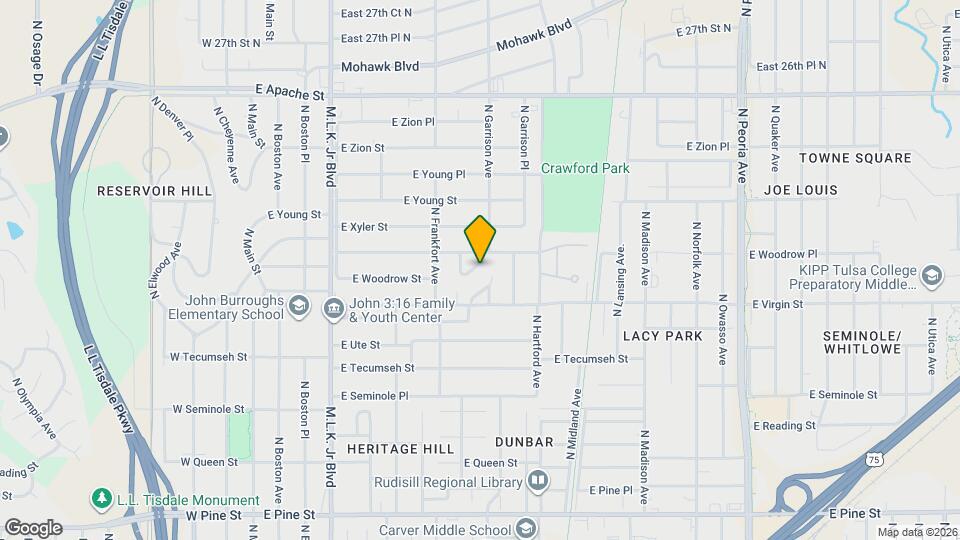 548 E Woodrow St Map and Location Details