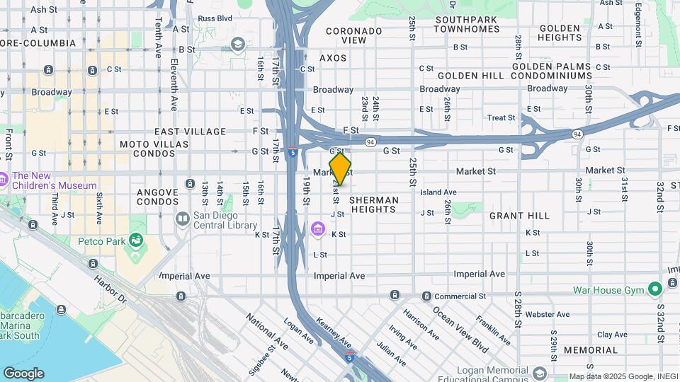 2120 W Island Ave Map and Location Details