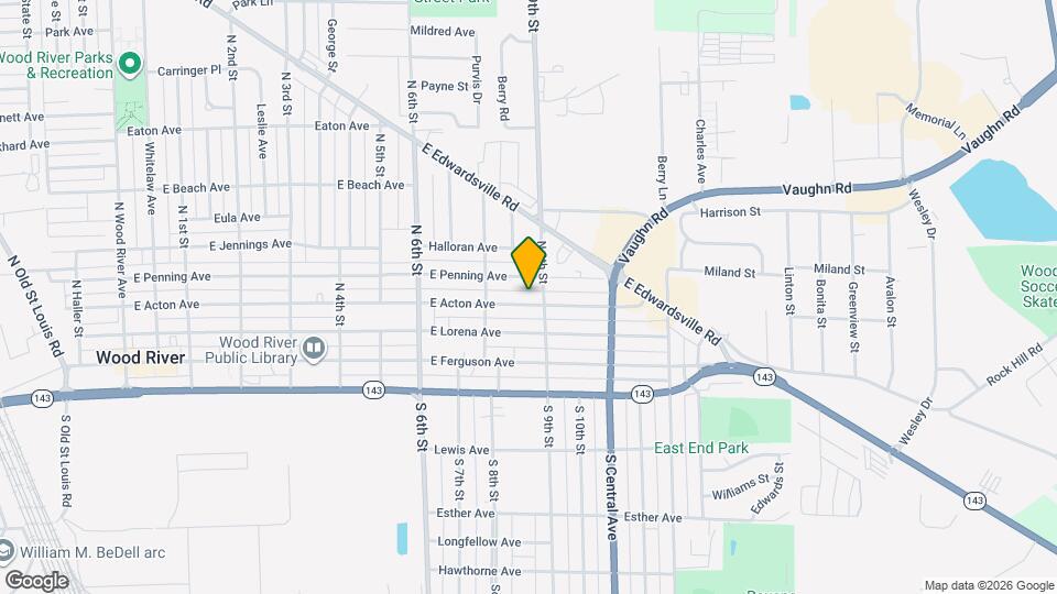 855 E Acton Ave Map and Location Details