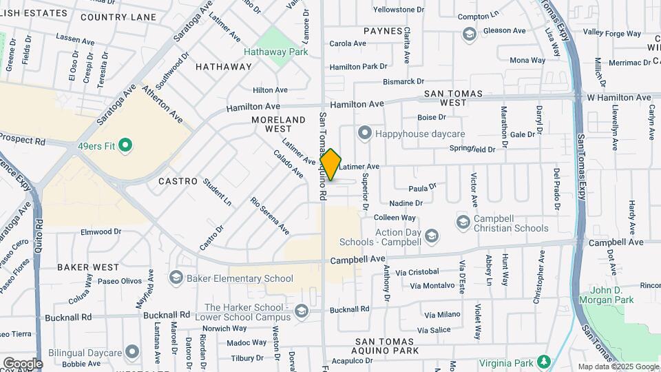 250 San Tomas Aquino Rd Mapa y Detalles de la Ubicación