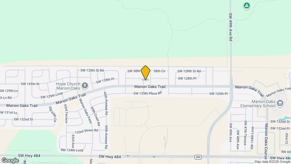 5713 SW 128th Pl Map and Location Details