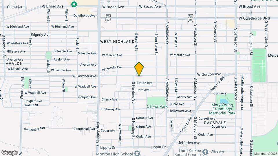 830 W Gordon Ave Map and Location Details