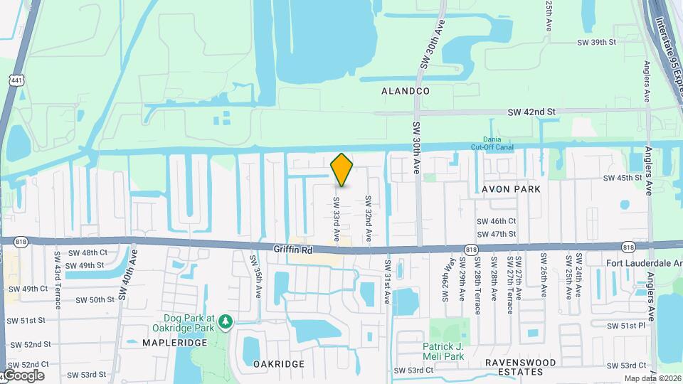 4548 SW 33rd Ave Map and Location Details