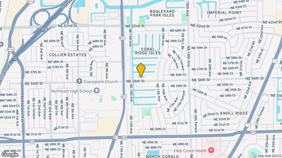 1425 NE 56th St Map and Location Details