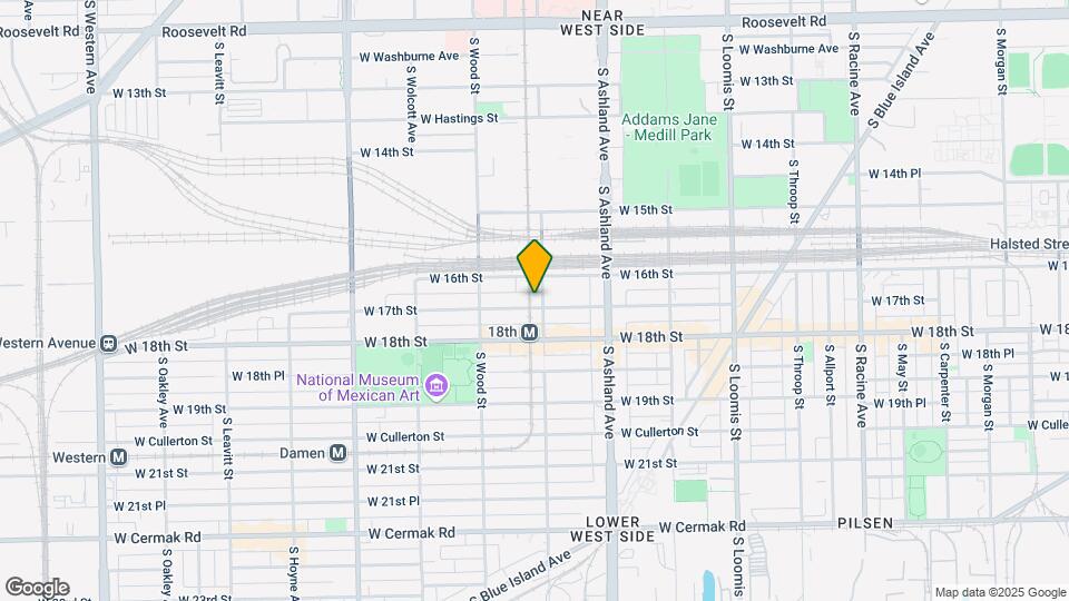 1706 W 17th St Map and Location Details
