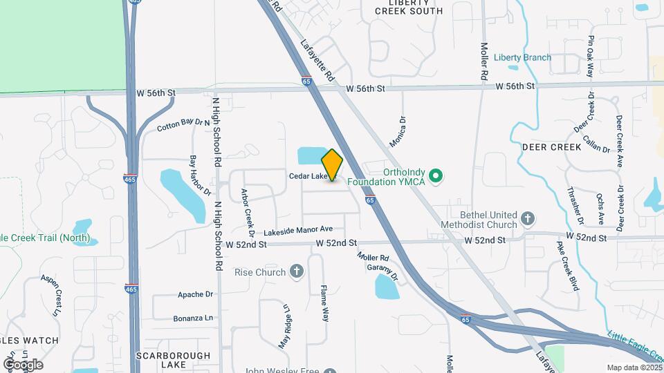 5838 Prairie Creek Dr Map and Location Details
