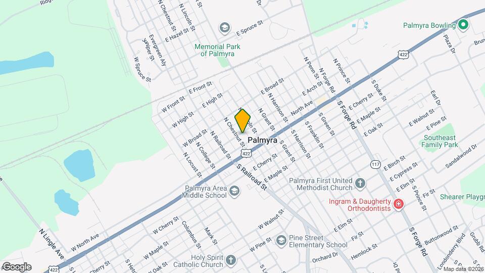 40 N Chestnut St Map and Location Details