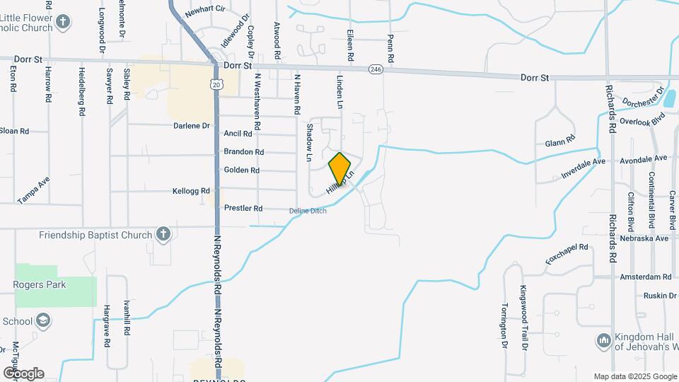 746 Hilltop Ln, Unit 746 Map and Location Details