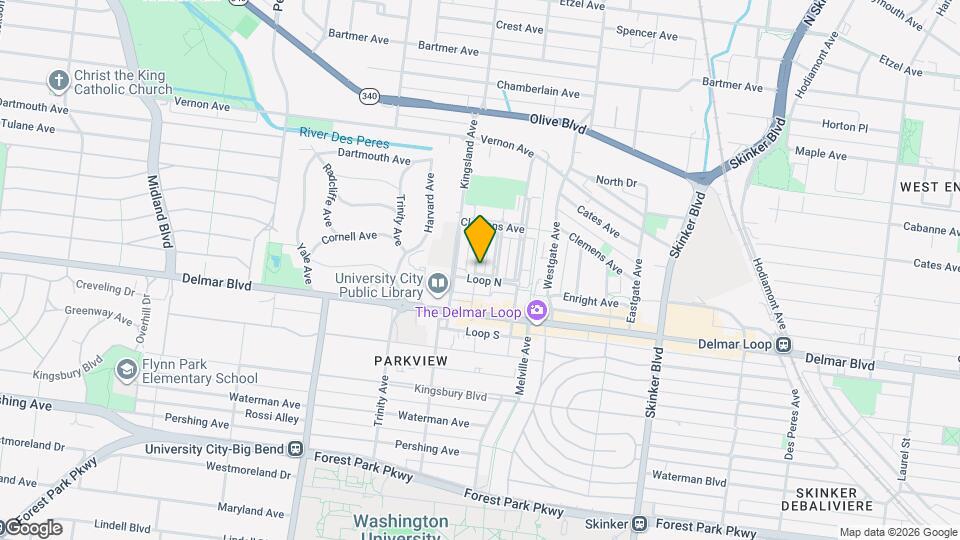 724 Syracuse Ave Map and Location Details