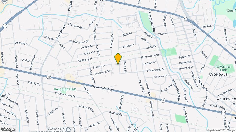 721 W Sherwood Dr Mapa y Detalles de la Ubicación