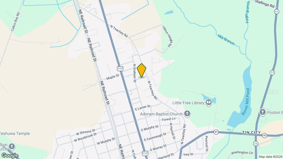 412 Jordan St Map and Location Details