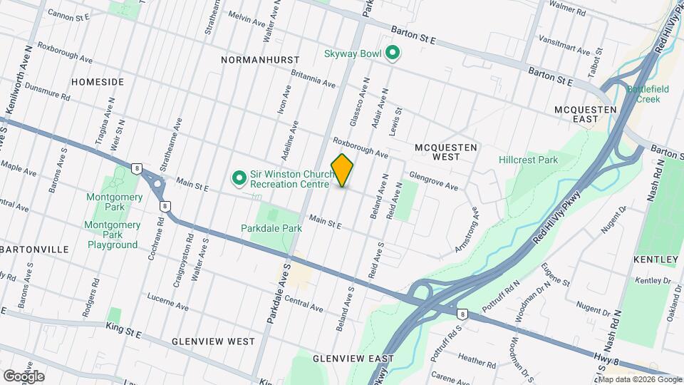 1198 Dunsmure Rd Map and Location Details