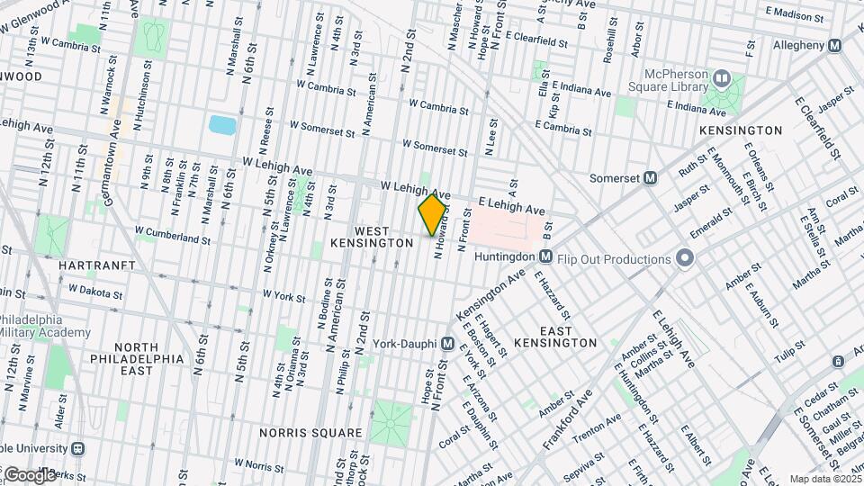 142 W Huntingdon St Map and Location Details