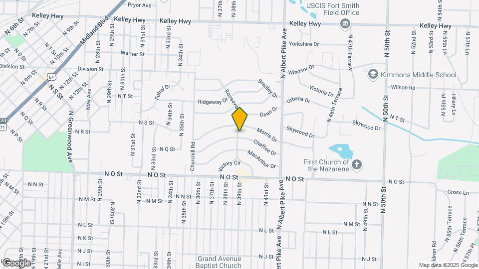 3901 Chaffee Dr Map and Location Details