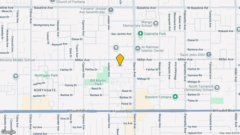 16787 Miller Ave Map and Location Details