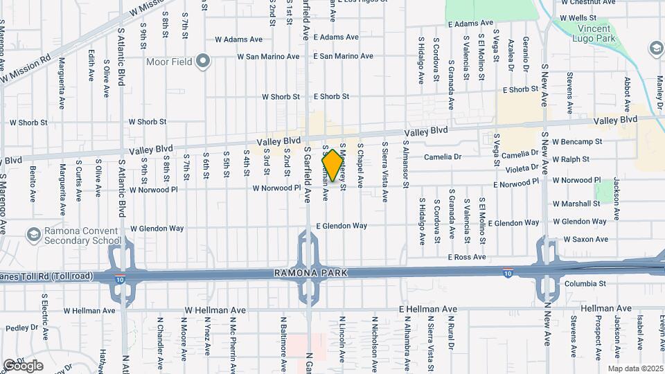 109 E Norwood Pl Map and Location Details