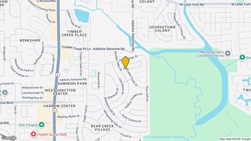 5335 Prairie Creek Dr Mapa y Detalles de la Ubicación